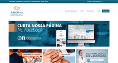 Desktop Screenshot of aborgoias.com.br